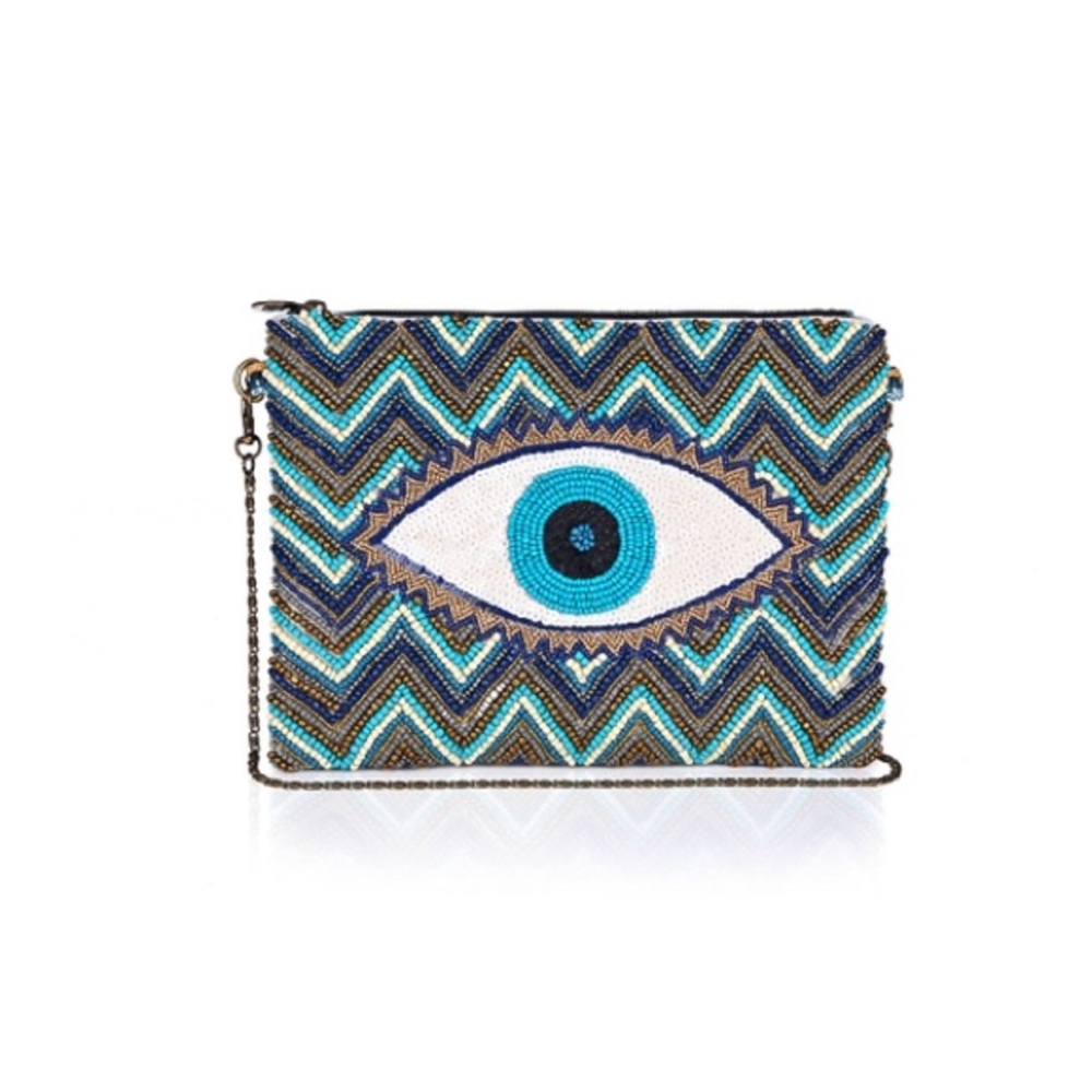 Grecian Nights Evil Eye Clutch America & Beyond